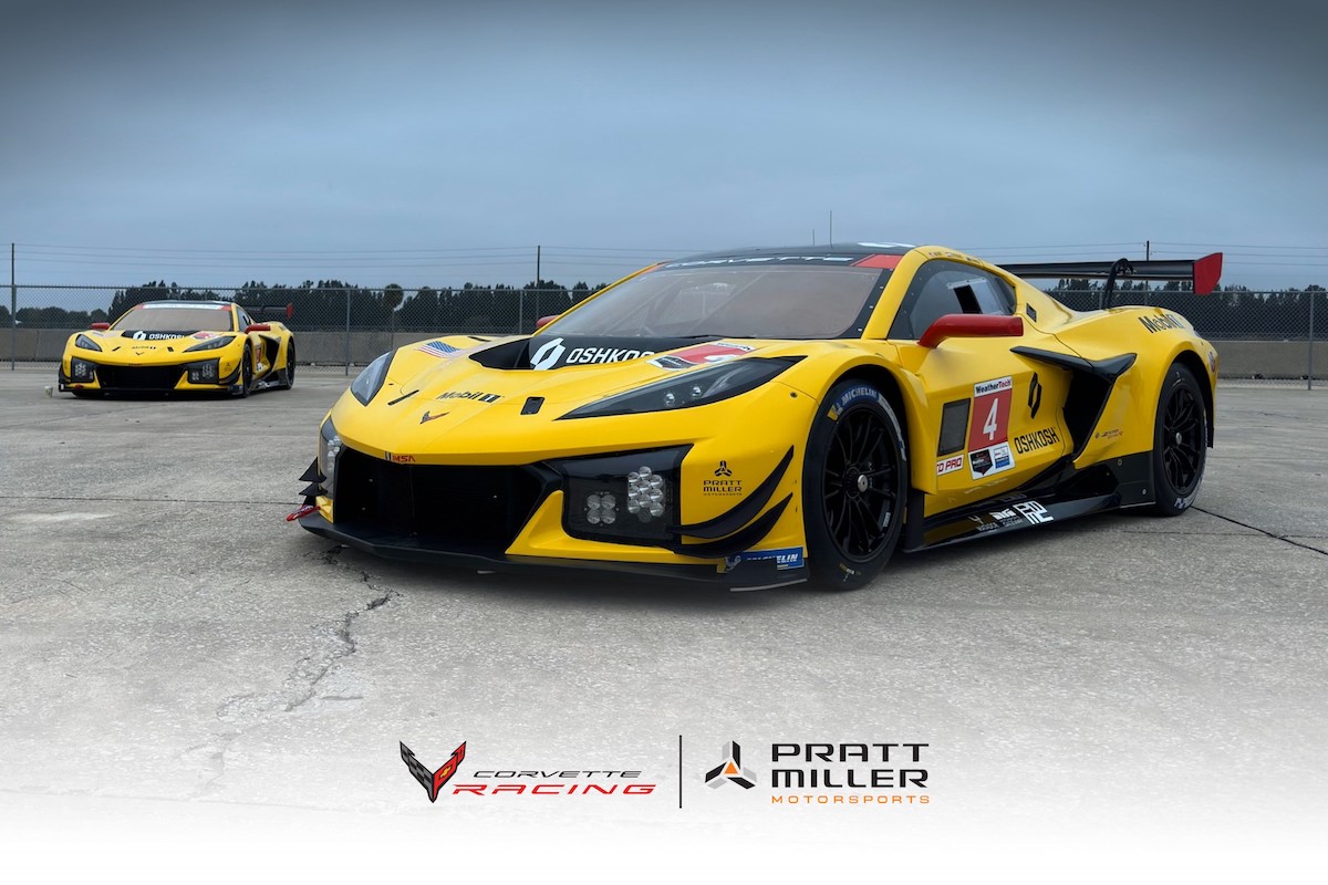 IMSA First pictures of the Corvette Racing by Pratt Miller