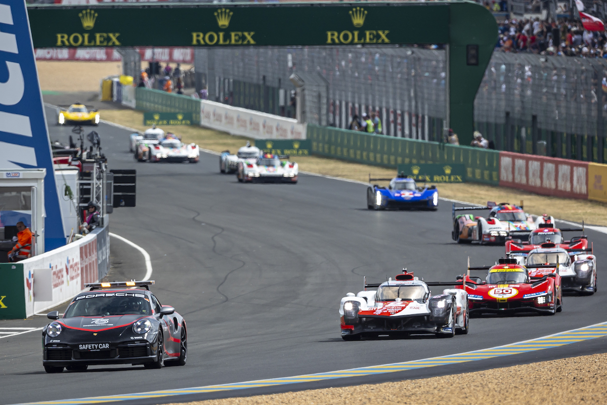 24 H. of Le Mans 2024 New safety car system unveiled, drop back