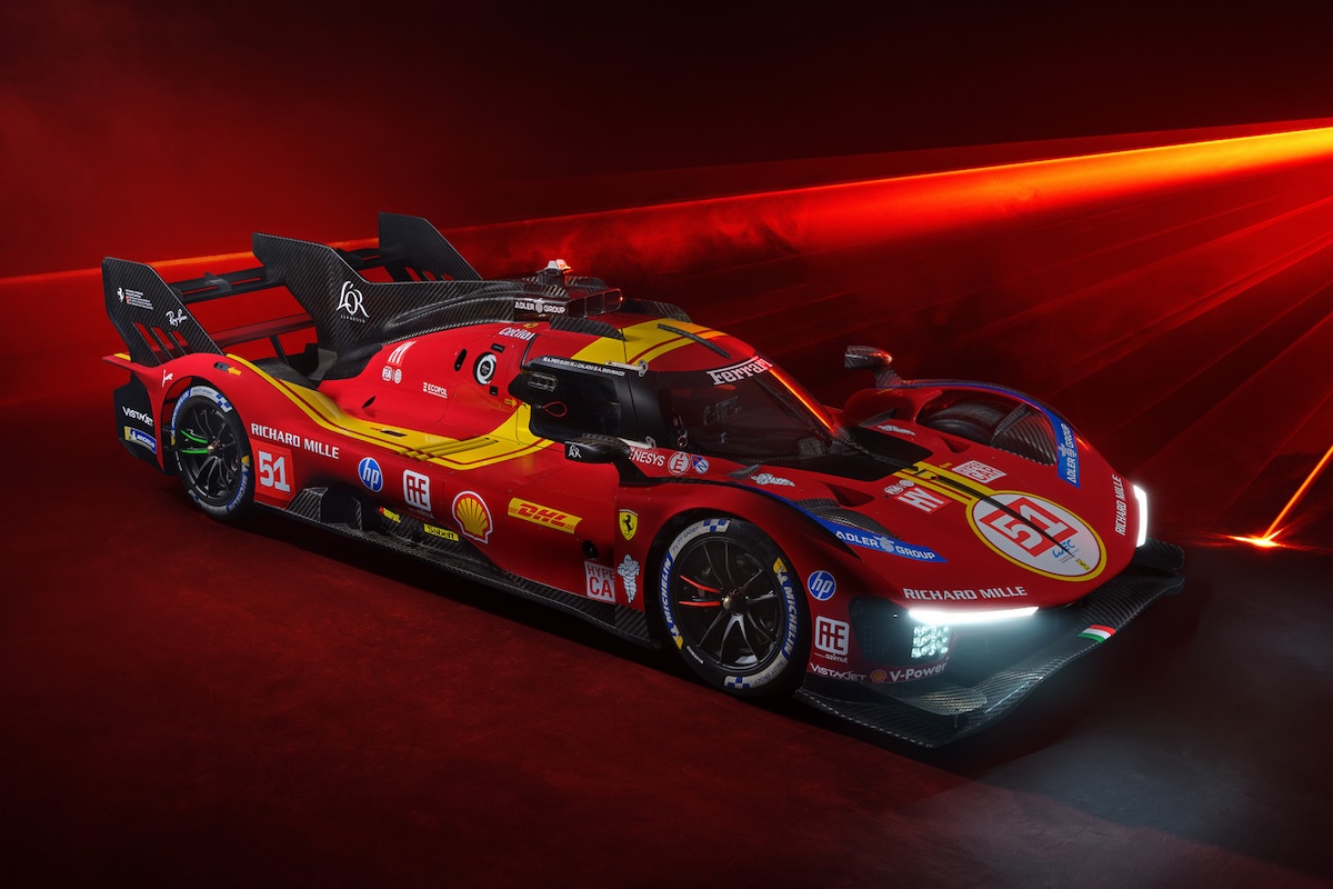 Ferrari 499P WEC 2025 記念品 In the opening race of the 2025 WEC in Qatar, the Ferrari 499P a