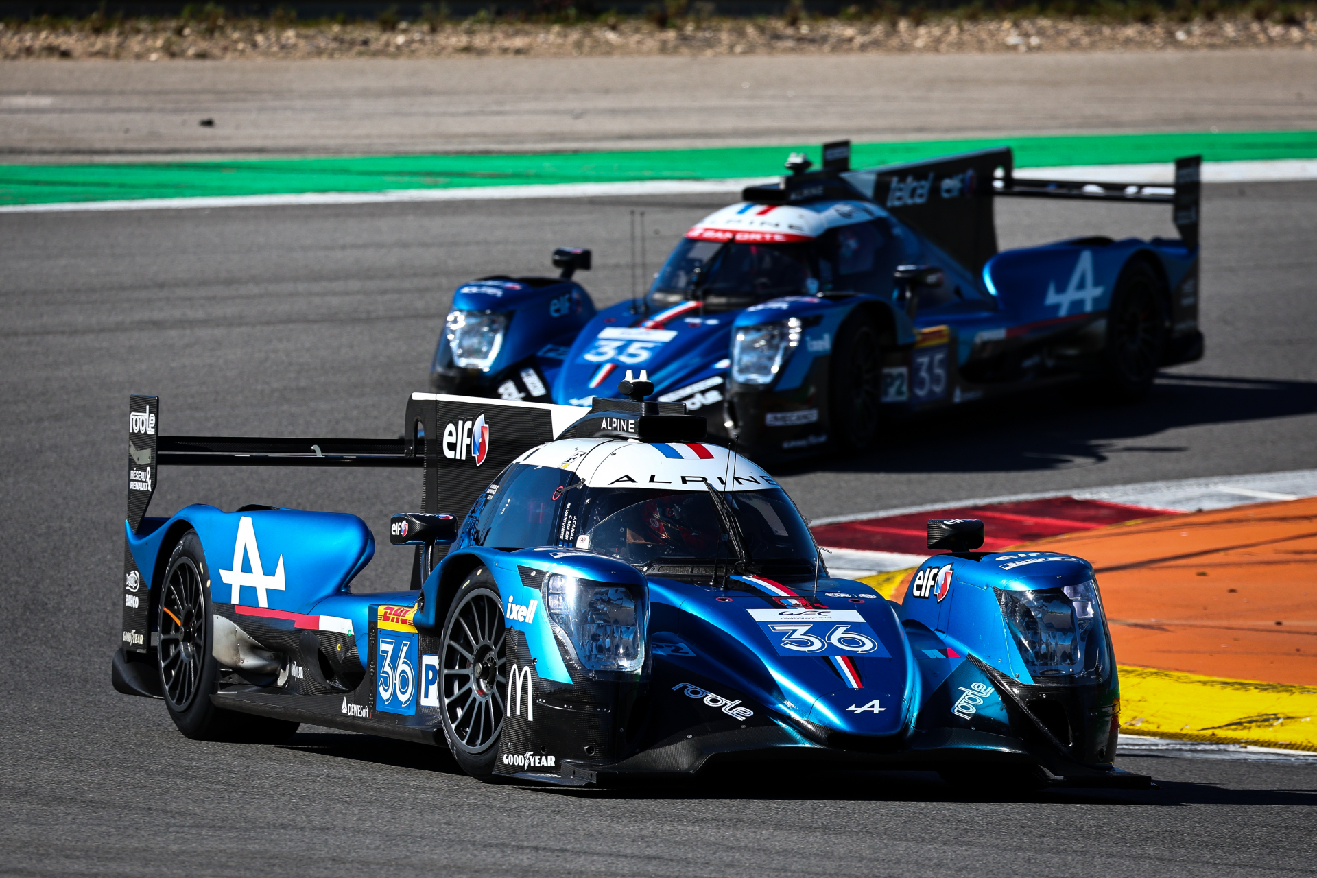 The Alpine A470 and its two crews unveiled for the 2023 FIA World