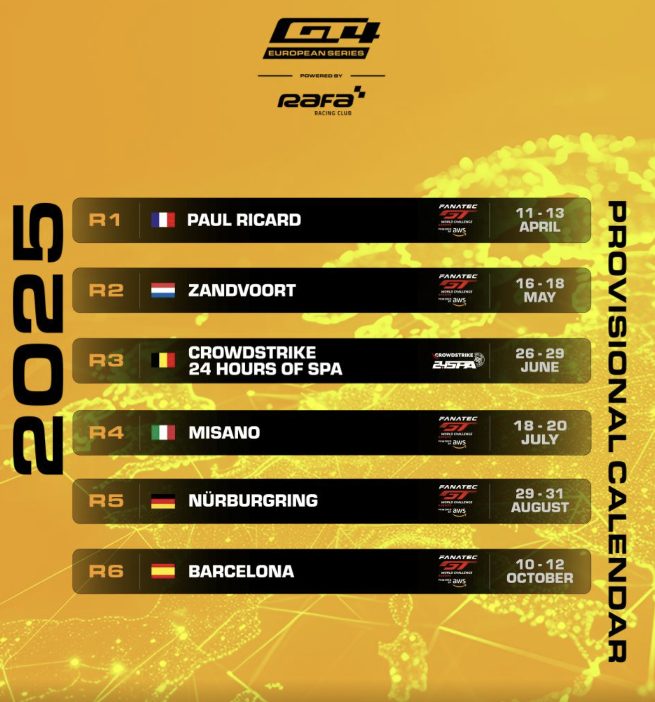 GT4 European Series set for Spanish season finale in 2025 | Endurance Info